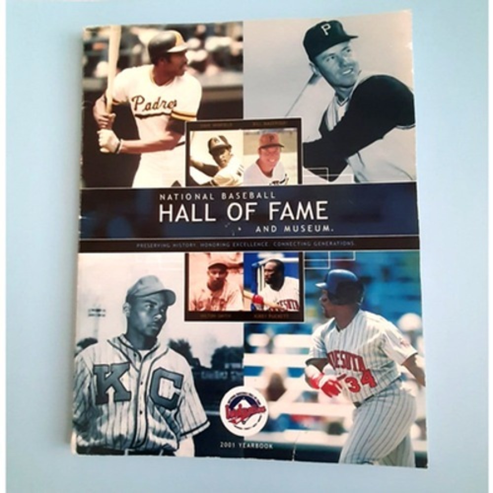 National Baseball Hall of Fame and Museum 2001 Yearbook Cooperstown NY